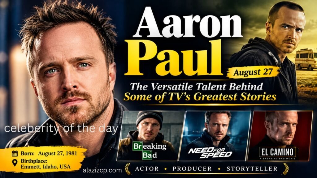 Aaron Paul August 27