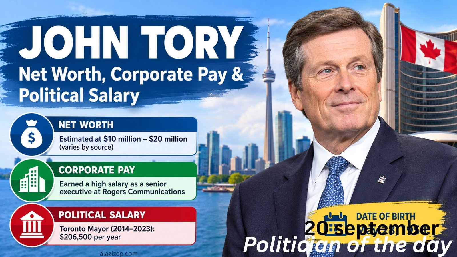 John Tory Net Worth,