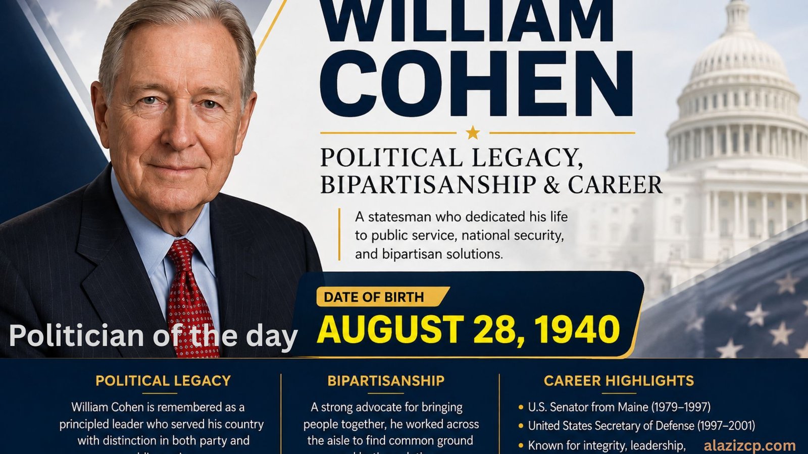 William Cohen political legacy and public service career